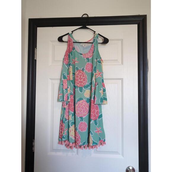 Small simply southern turtle dress - Picture 1 of 6